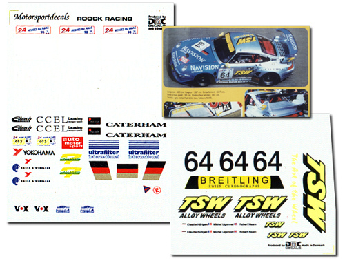 DMC decal Porsche GT 2, Navison